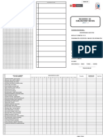 Registro de Evaluacion