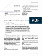 A Rationale For Comparison of Plaque-Retaining Properties of Crown Systems