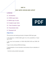 Contents:: Unit Iii Cmos Logic Gates Design and Layout