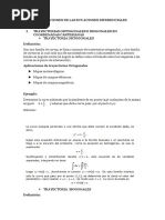 Aplicaciones de Las Ecuaciones Diferenciales