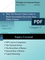 Why Net Present Value Leads To Better Investment Decisions Than Other Criteria