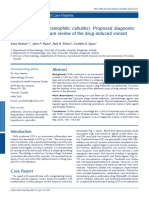 Wells Syndrome (Eosinophilic Cellulitis) : Proposed Diagnostic Criteria and A Literature Review of The Drug-Induced Variant