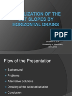 Slope Stabilization in Highways by Subsurface Horizontal Drains