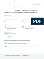 The Effects of Flipped Classrooms On English Composition Writing in An EFL Environment