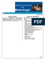 Bibliografia Especializada Sobre Metrologia - Indecopi