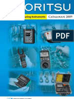 Kyoritsu 2009 Full Line Test Equipment Catalogue