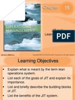 Jit and Lean Operations: Mcgraw-Hill/Irwin