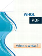 WHQL Presentation