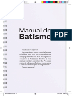 Manual Do Batismo Da Igreja Pentecostal Deus É Amor