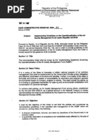 DAO 2002-23 - Implementing Guidelines On The Ope Rationalization of The Air Quality Management Fund Under RA 8749