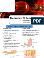 Mechanism of Gastric Secretion