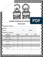 Nuevo Examen Olimpiada 2018