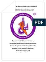 Antecedentes de Las Telecomunicaciones