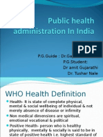 Public Health Administration New