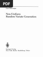 Devroye Non Uniform Random Variate Generation PDF