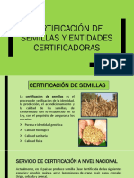 Certificacion de Semillas