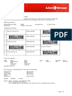 Lion Air Eticket Itinerary / Receipt: Hamidin/Hamidin MR