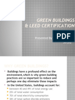 Green Buildings & Leed Certification: Presented By: Ravi Prabhat Sanjay