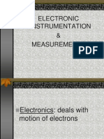 Electronic Instrumentation & Measurements