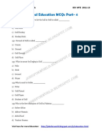 Physical Education MCQs Part 4 PDF