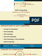 Introduction To Soft Computing