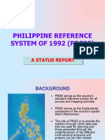 Philippine Reference SYSTEM OF 1992 (PRS92) : A Status Report