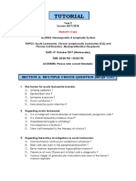 Tutorial: Section A: Multiple Choice Question (Mcqs T/F)