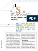 Precision Bias: Every Astm Test Method Requires A AND Section. What Is It? How Do I Create One? Read On