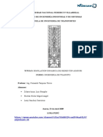 AIMSUN Software Simulacion - Ingenieria de Transito