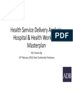 Health Service Delivery Analysis, Hospital & Health Workforce Masterplan