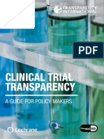 Clinical Trial Transparency (TranspariMED 2017) 20171212