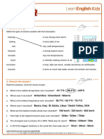 Worksheets Weather 2 PDF