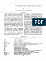 Evaluation of Coefficients of Subgrade Reaction