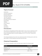 Aisi 5160 Alloy Steel (Uns g51600)