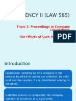 Topic 2-Proceedings in Company Liquidation - PPTX Latest