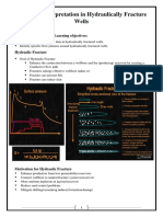 Well Test Interpretation in Hydraulically Fracture Wells