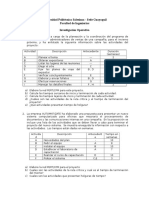 Banco de Ejercicios Inv Operat Final Ruta Critica