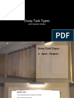 Essay Task Types: With Stephen Walker