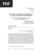 Deleuze, El Pliegue, El Ritornelo y La Relación Arte-Territorio