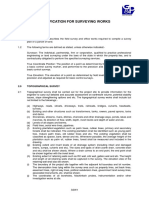 SP025 - Specification For Surveying Works