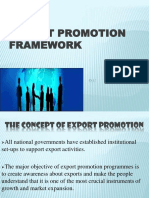 Export Promotion Frame Work in India