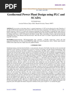 Geothermal Power Plant Design Using PLC and Scada