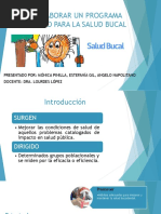 Como Elaborar Un Programa Preventivo de Salud