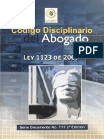 Cartilla Código Disciplinario Del Abogado