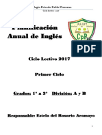 Planificacion Anual 2017 Pablo Pizzurno