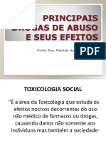 Drogas de Abuso e Seus Efeitos