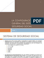 Tema 1. La Configuración General Del Sistema de Seguridad Social