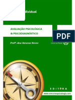 Amostra - Avaliacao Psicologica & Psicodiagnostico