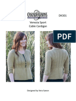 DK301 VeneziaSportCableCardigan