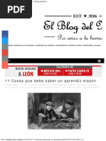 11 Cosas Que Debe Saber Un Aprendiz Masón - El Blog Del Masón PDF